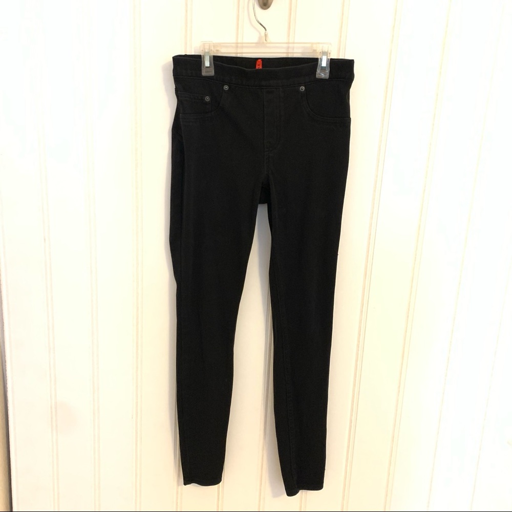 SPANX Black Pointe Knit Pants 429 - Picture 2 of 8